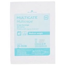 Multigate Multicrepe Bandage - 7.5cm - Sterile - Pack of 50