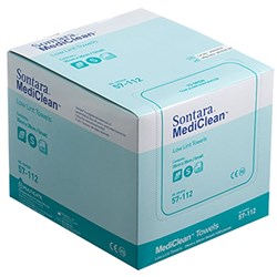 MediClean Low Lint Wipes - Small - 4-Ply - 30 x 35cm - Pack of 100