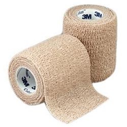 3M Coban Elastic Cohesive Bandage - Natural - 75mm x 2m - Pack of 24