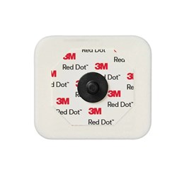 3M Red Dot Electrodes - Foam - 4 x 3.5cm - With Abrader - Pack of 50