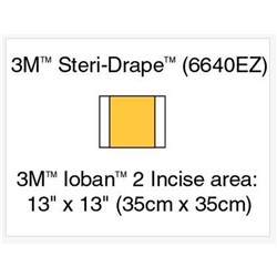 3M Ioban 2 Incise Drape - 35 x 35cm - Pack of 10