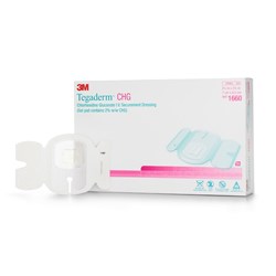 3M Tegaderm IV CHG Dressing - 7 x 8.5cm - Pack of 25