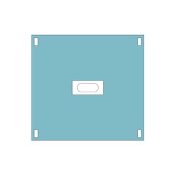 Epidural Drape - 75 x 80cm - Aperture 6 x 15cm - Pack of 72