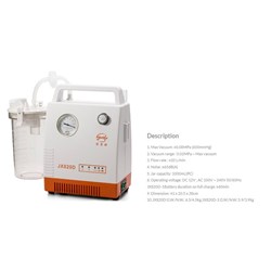 Portable Suction Unit - Suits Vac-Sax Canister - Single