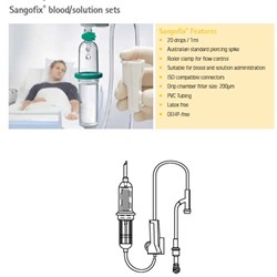 B. Braun Sangofix IV Giving Set - Sterile - Spin Lock - Single