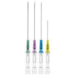 B. Braun Introcan Safety Deep Access IV Catheter - 22G x 64mm - Pack of 50