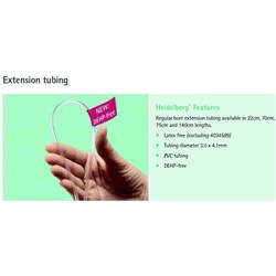 B. Braun Heidelberg Extension Tube - Luer Lock - 75cm - Pack of 100