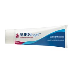 Surgi-Gel Lubricating Gel - Carbomer Free - 50g Tube - Single