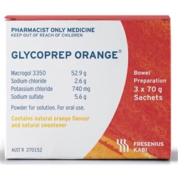 GlycoPrep Orange - 70g Sachets - Pack of 3