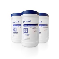 Pro-Wipes - 70% Alcohol - Pack of 75