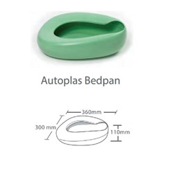 Autoplas Bedpan - Green - Single