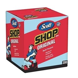 Scott Shop Towels - Original - 30 x 25cm - 200 Sheets - Pack of 8
