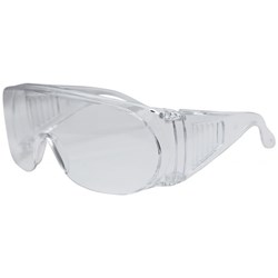 Qtech Safety Over Glasses - Clear Lens - Single