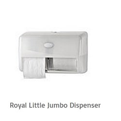 DISPENSER LITTLE JUMBO TOILET ROLL WHITE 1
