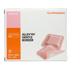ALLEVYN GENTLE BORDER 10 X 10CM 10
