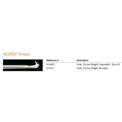Hook Knife - 3mm - Disposable  - Sterile - Pack of 5