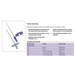 NEEDLES TUOHY 18G X 11CM 10