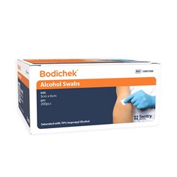 Bodichek Alcohol Swabs - 3 x 6cm - Pack of 200