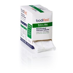 BODIFAST TUBULAR RETENTION BANDAGE GREEN 5CM X 10M