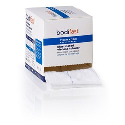 BODIFAST TUBULAR RETENTION BANDAGE BLUE 7.5CM X 10M