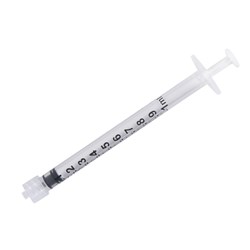 Sol -M Syringe 1ml Leur Lock Without Needle Pack of 100