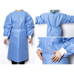 Isolation Gown - X-Large - Level 2 - Blue - Pack of 50