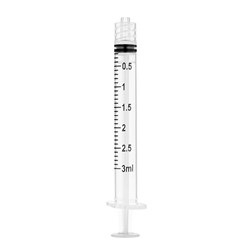 Sol-M Syringe - 3ml Luer Lock - Pack of 100