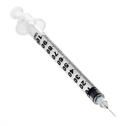Sol-M Syringe - Insulin - 1ml 27G 0.5" - Pack of 100