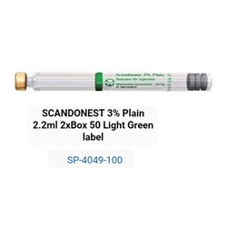 Scandonest - 3% Plain - 2.2ml - Pack of 100