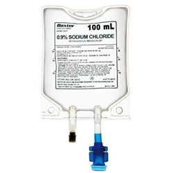 Sodium Chloride 0.9% IV Infusion - 100ml Bag - Single