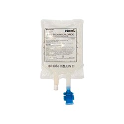 Sodium Chloride 0.9% Injection - 250ml Bag - Single