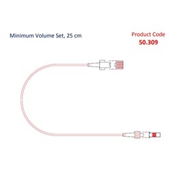 Extension Tube - Min Vol - 25cm - Luer Lock - Pack of 10