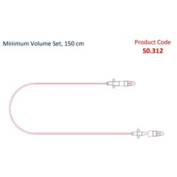 Extension Tube - Min Vol - 150cm - Pack of 10