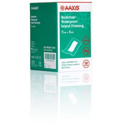 Bodichek Waterproof Film Island Dressing - 7 x 5cm - Pack of 50