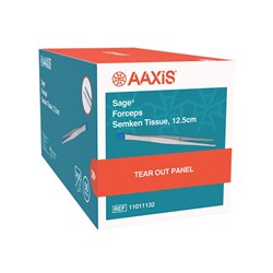 Sage Semken Tissue Forceps - Sterile - 13cm - Pack of 50