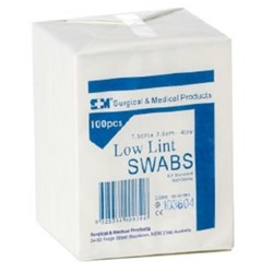 Gauze Swab - Non-Sterile - 4-Ply - 7.5 x 7.5cm - Pack of 100