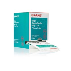 Sage Gauze Swabs - 10x10cm - 8-Ply - 2's - Sterile - Pack of 60