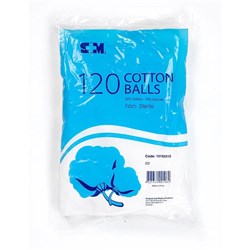 Cotton Wool Balls - Pack of 120