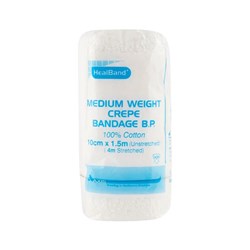 Crepe Bandage - Medium - 10cm - Pack of 12
