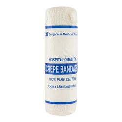 Crepe Bandage - Hospital - 15cm x 1.5-4m - Pack of 12
