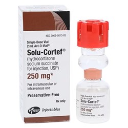 Solu-Cortef Injection - Act-O-Vial - 250mg/2ml - Single