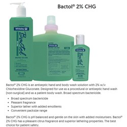BACTOL 2% CHG ANTISEPTIC HAND & BODY WASH SOLUTION 1L