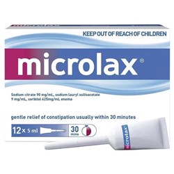 Microlax Enema - 5ml - Pack of4