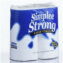 Finesse Kitchen Towel Roll - Small - 2-Ply - 2 Packs of 12