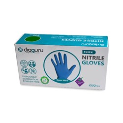 Diaguru Nitrile Gloves - Powder-Free - Extra Small - Pack of200