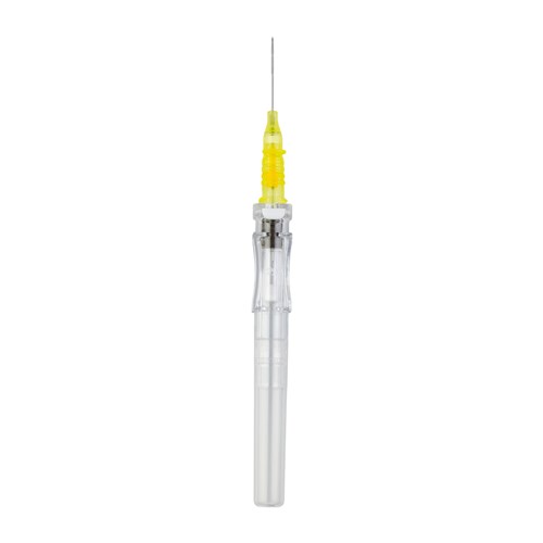 HS-5724300 - Safety IV Catheter Blood Control Yellow 24G x0.75 50pk