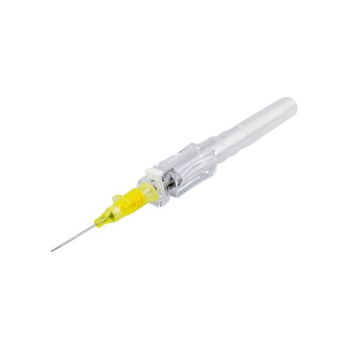 HS-5724300 - Safety IV Catheter Blood Control Yellow 24G x0.75 50pk